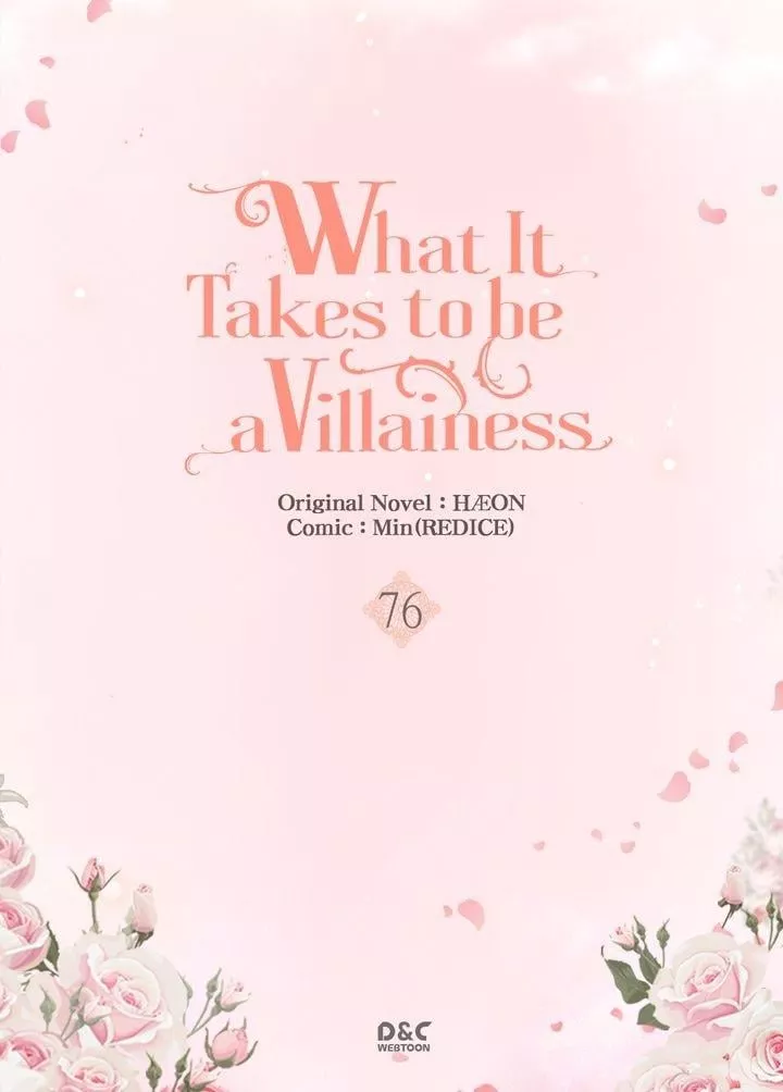 Read What It Takes to Be a Villainess Chapter 76 Online