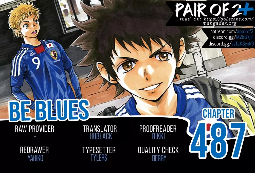 Read BE BLUES ~Ao ni nare~ Chapter 487 - The Last Battle Online