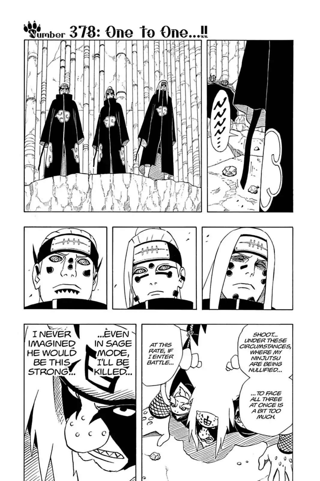 Read Naruto Chapter 378 - One to One...!! Online