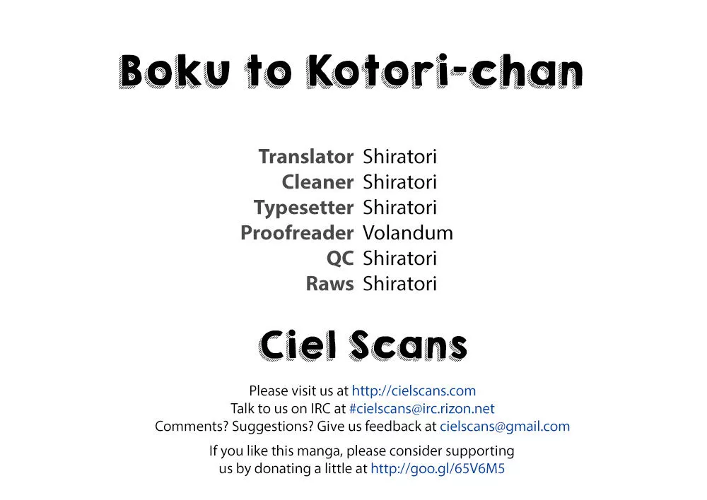 Read Boku to Kotori-chan Chapter 1 Online