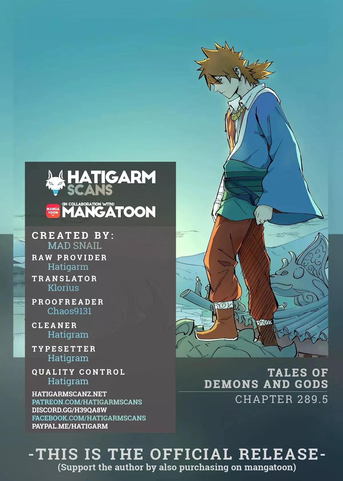 Read Tales of Demons and Gods Chapter 289.5 Online