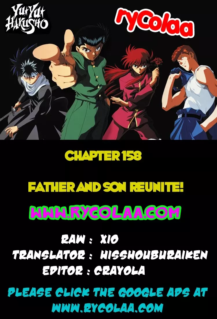 Read Yu Yu Hakusho Chapter 158 Online