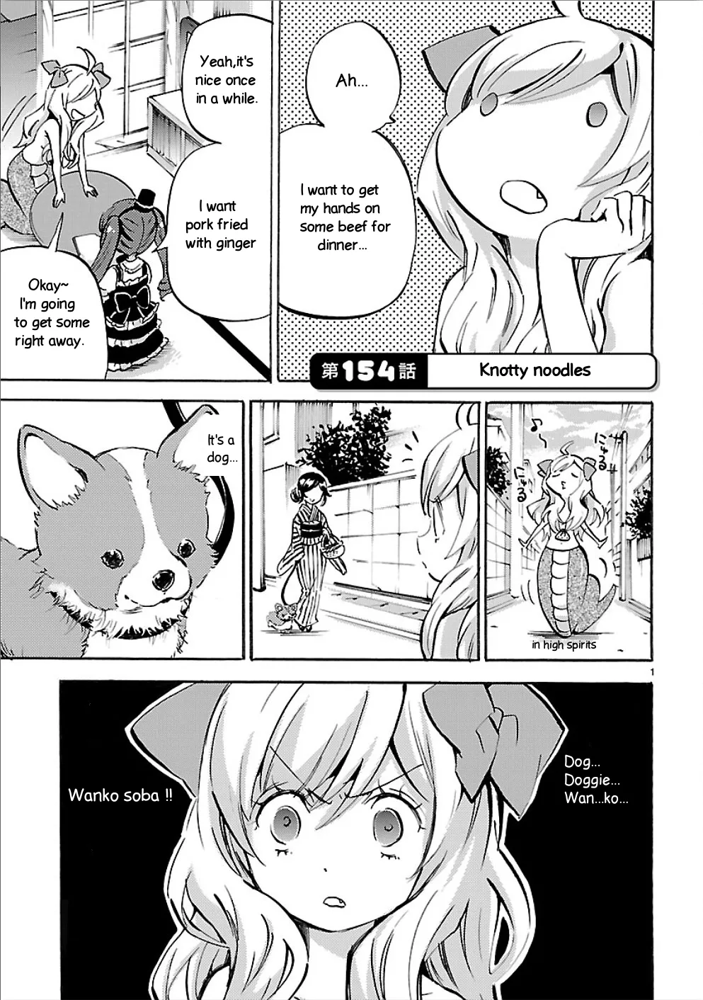 Read Jashin-chan Dropkick Chapter 154 - Knotty noodles Online
