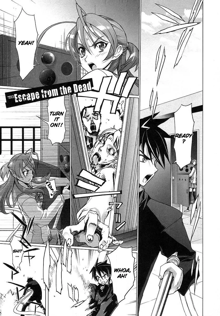 Read Highschool of the Dead Chapter 2 - Escape From The Dead Online