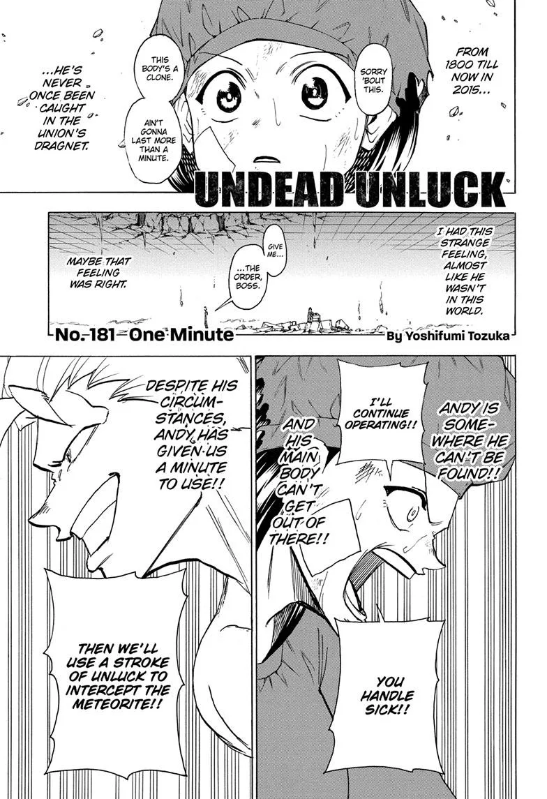 Read Undead + Unluck Chapter 181 Online