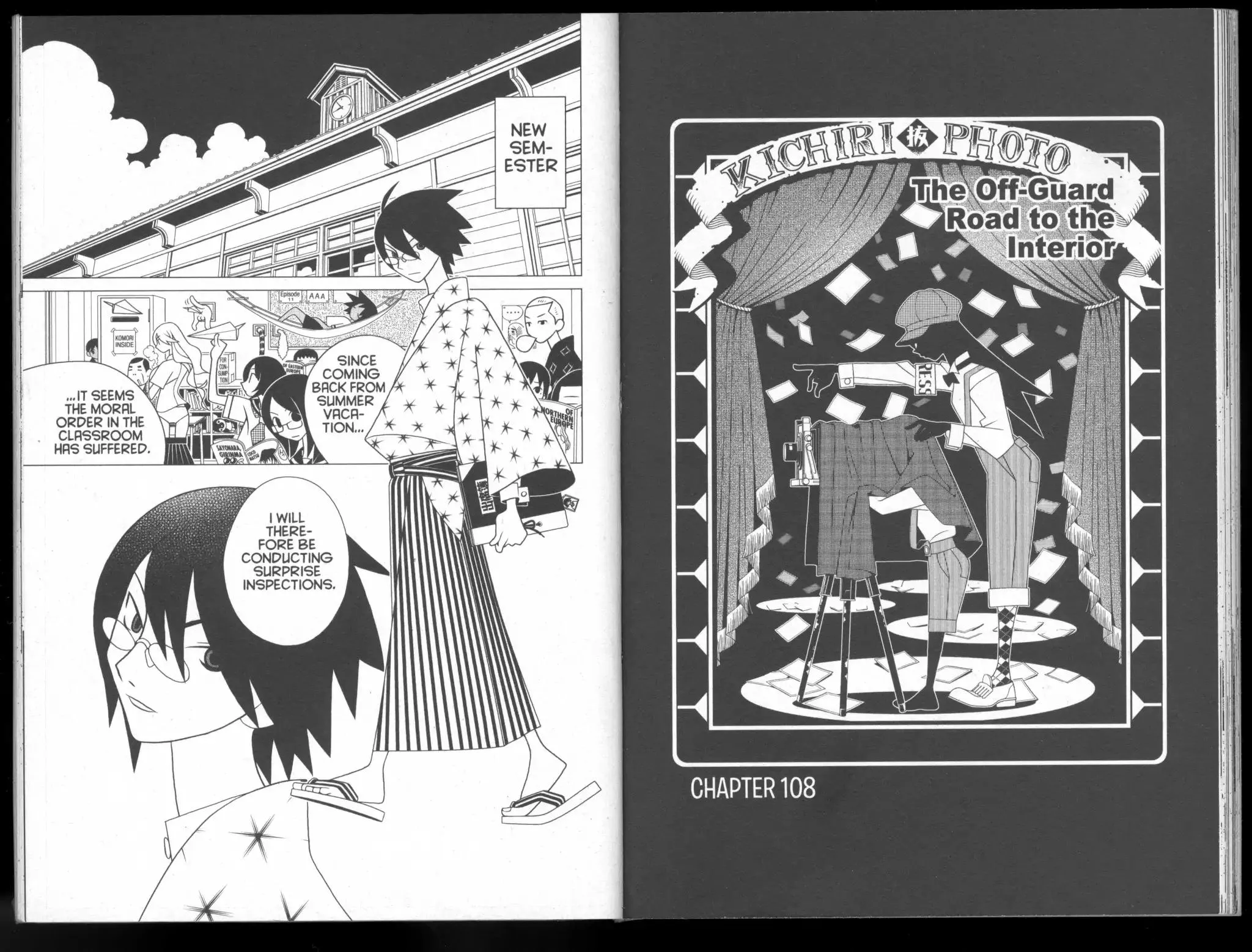Read Sayonara Zetsubou Sensei Chapter 108 - The Off-Guard Road To The Interior Online