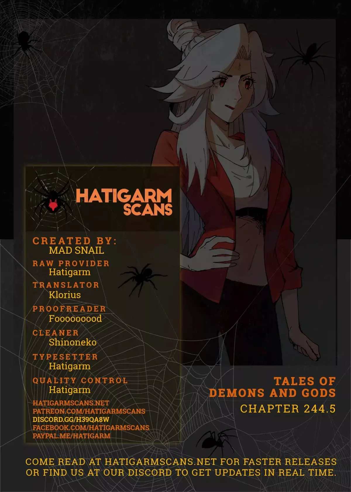 Read Tales of Demons and Gods Chapter 245 Online