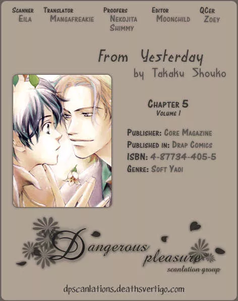 Read From Yesterday Chapter 5 Online