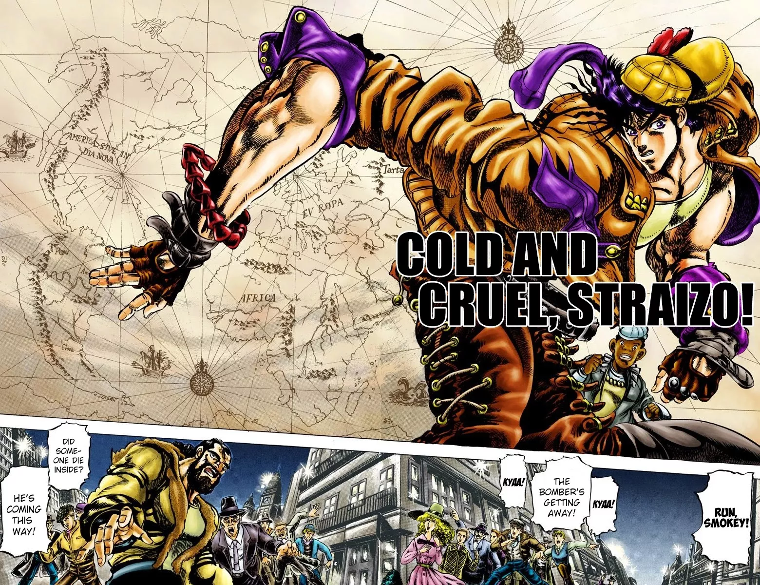 Read JoJo’s Bizarre Adventure Part 2: Battle Tendency Chapter 7 - Cold and Cruel, Straizo! Online