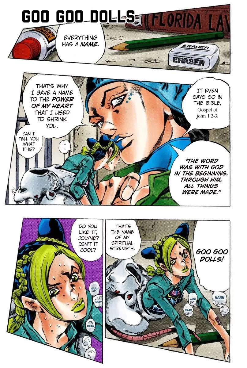 Read JoJo’s Bizarre Adventure Part 6: Stone Ocean Chapter 7 - Goo Goo Dolls Online