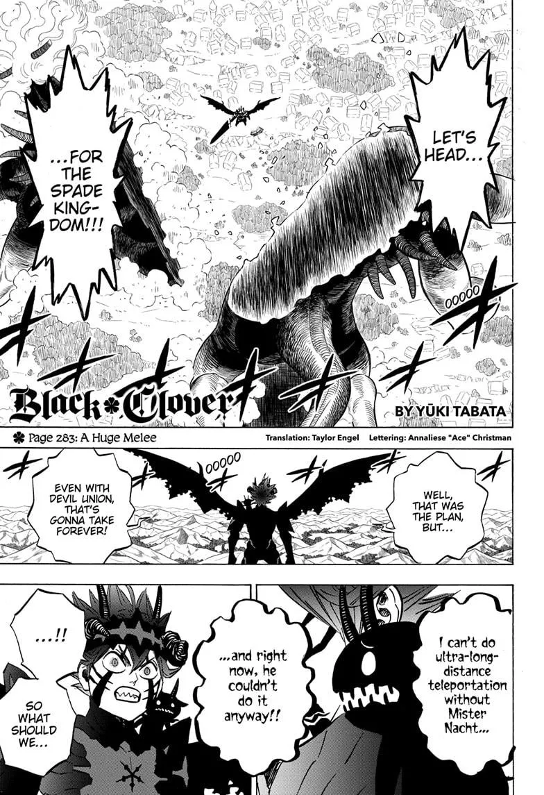 Read Black Clover Chapter 283 Online