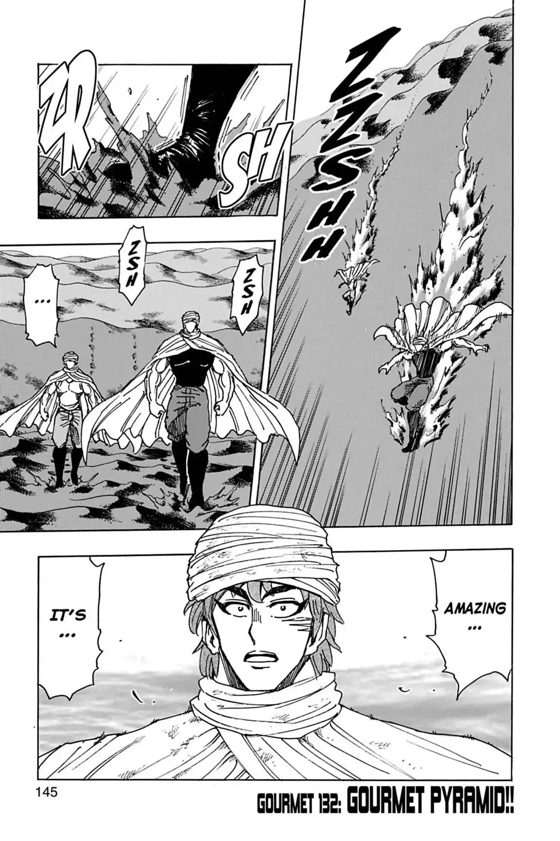 Read Toriko Chapter 132 - Vol.15 Gourmet 132: Gourmet Pyramid!! Online