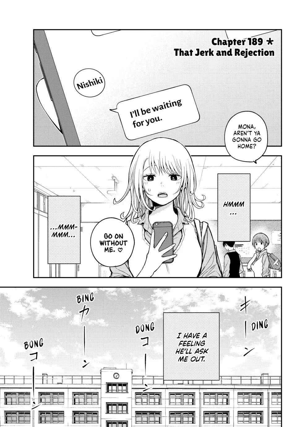 Read My Charms Are Wasted On Kuroiwa Medaka Chapter 189 - That Jerk and Rejection Online