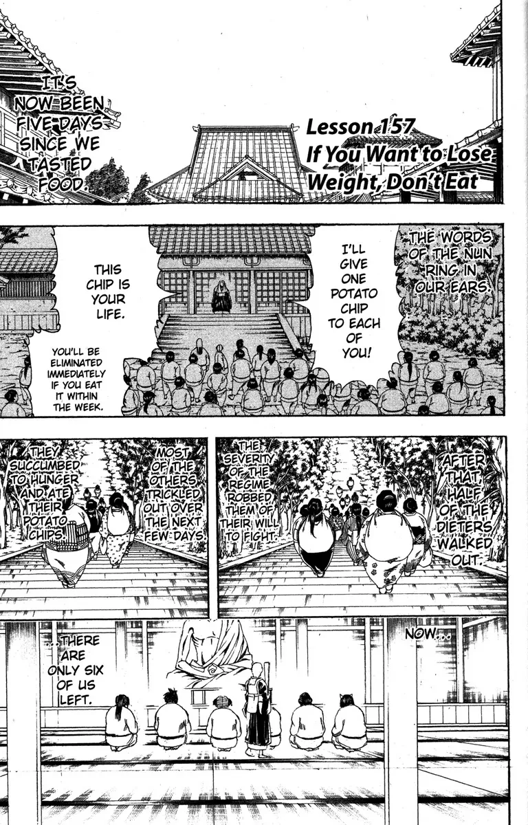 Read Gintama Chapter 157 - If You Want to Lose Weight, Don't Eat Online