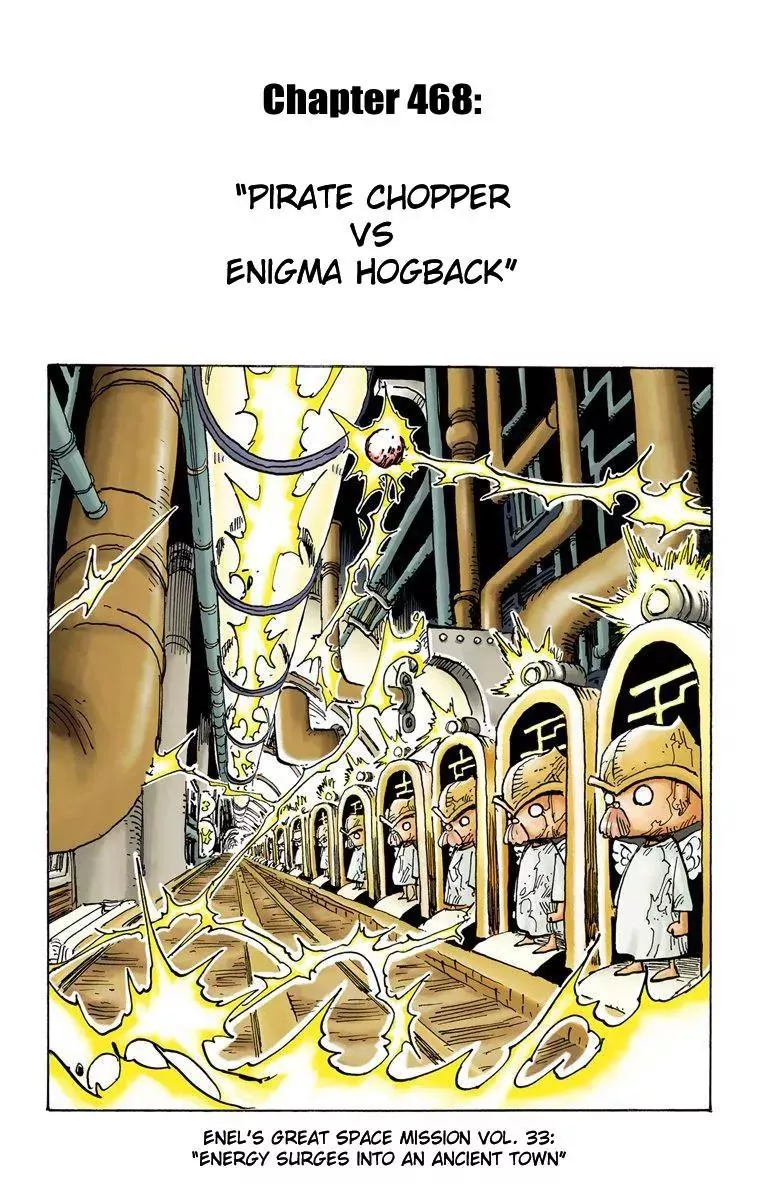 Read One Piece Chapter 468 - Pirate Chopper vs Enigma Hogback Online