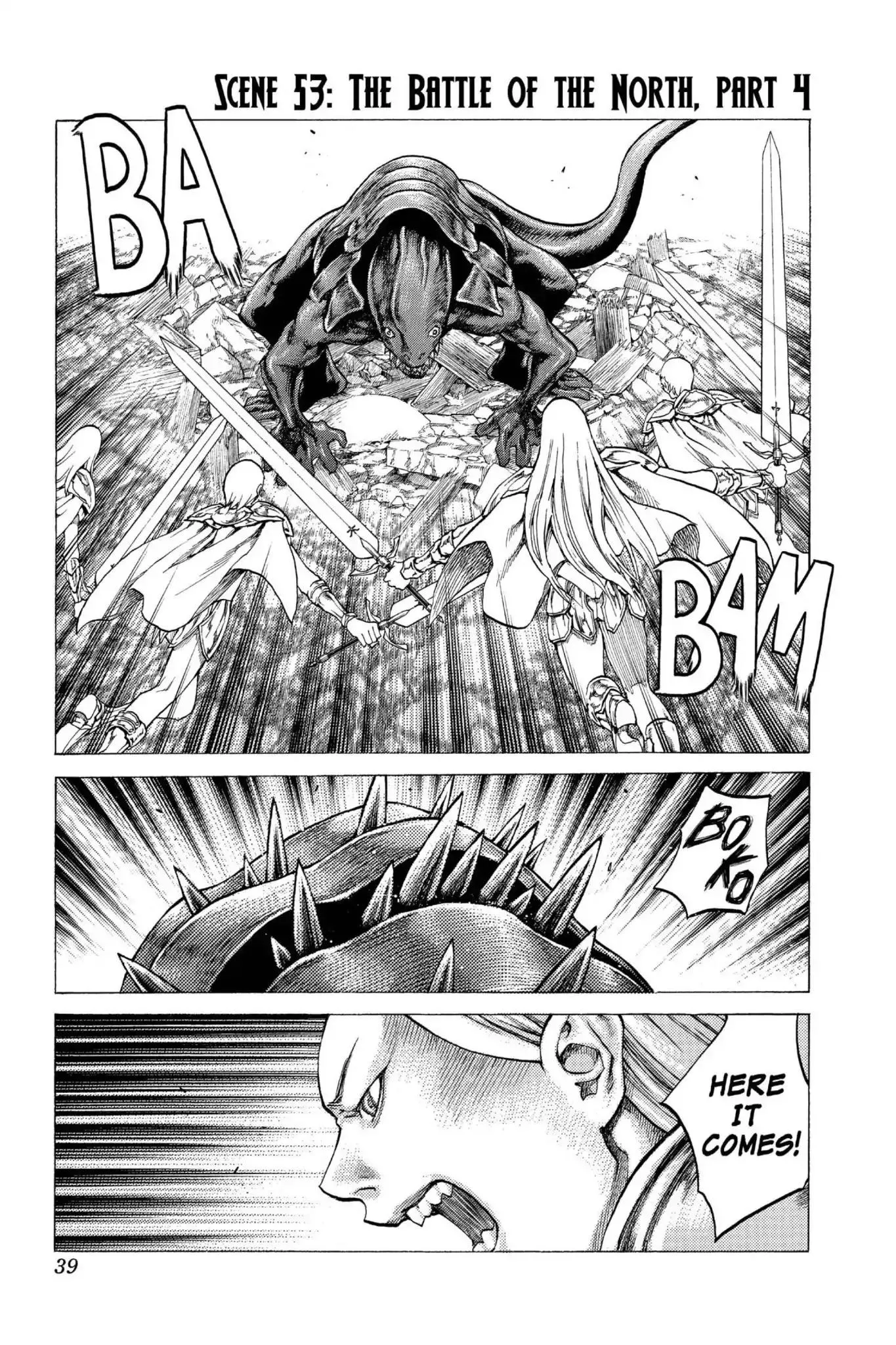 Read Claymore Chapter 53 - Vol.10 Scene 53: The Battle of the North, Part 4 Online