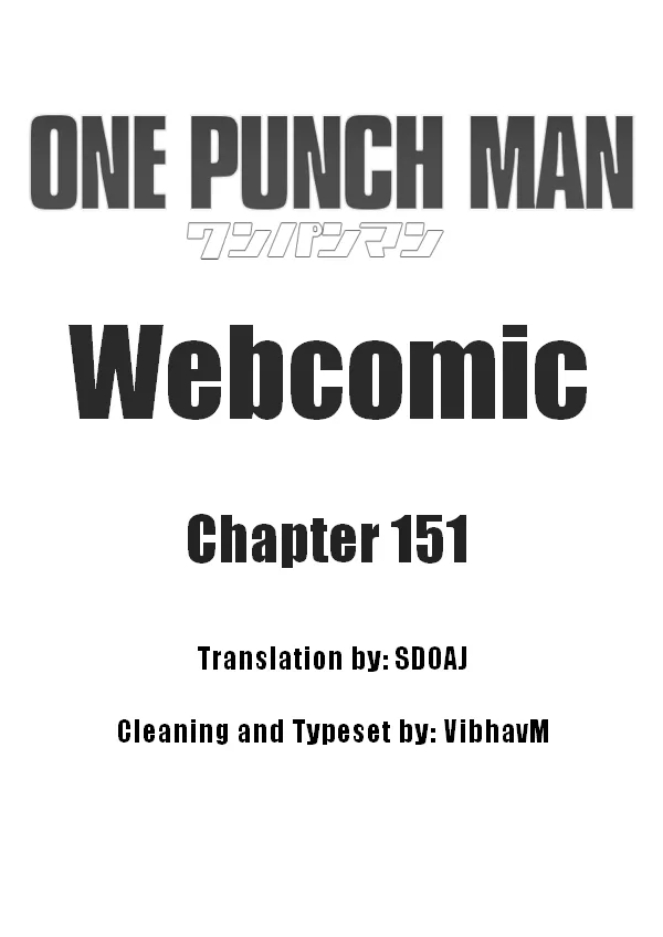 Read Onepunch-Man (ONE) Chapter 151 Online