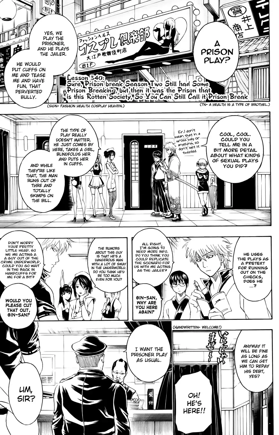 Read Gintama Chapter 340 - Sure Prison Break Season, Two Still Had Some Prison Breaking, But Then It Was The Prison That Is This Rotten Society So You Can still Call It Prison Break Online