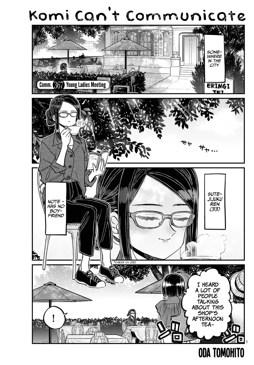 Read Komi-san wa Komyushou Desu Chapter 367 - Young Ladies Meeting Online