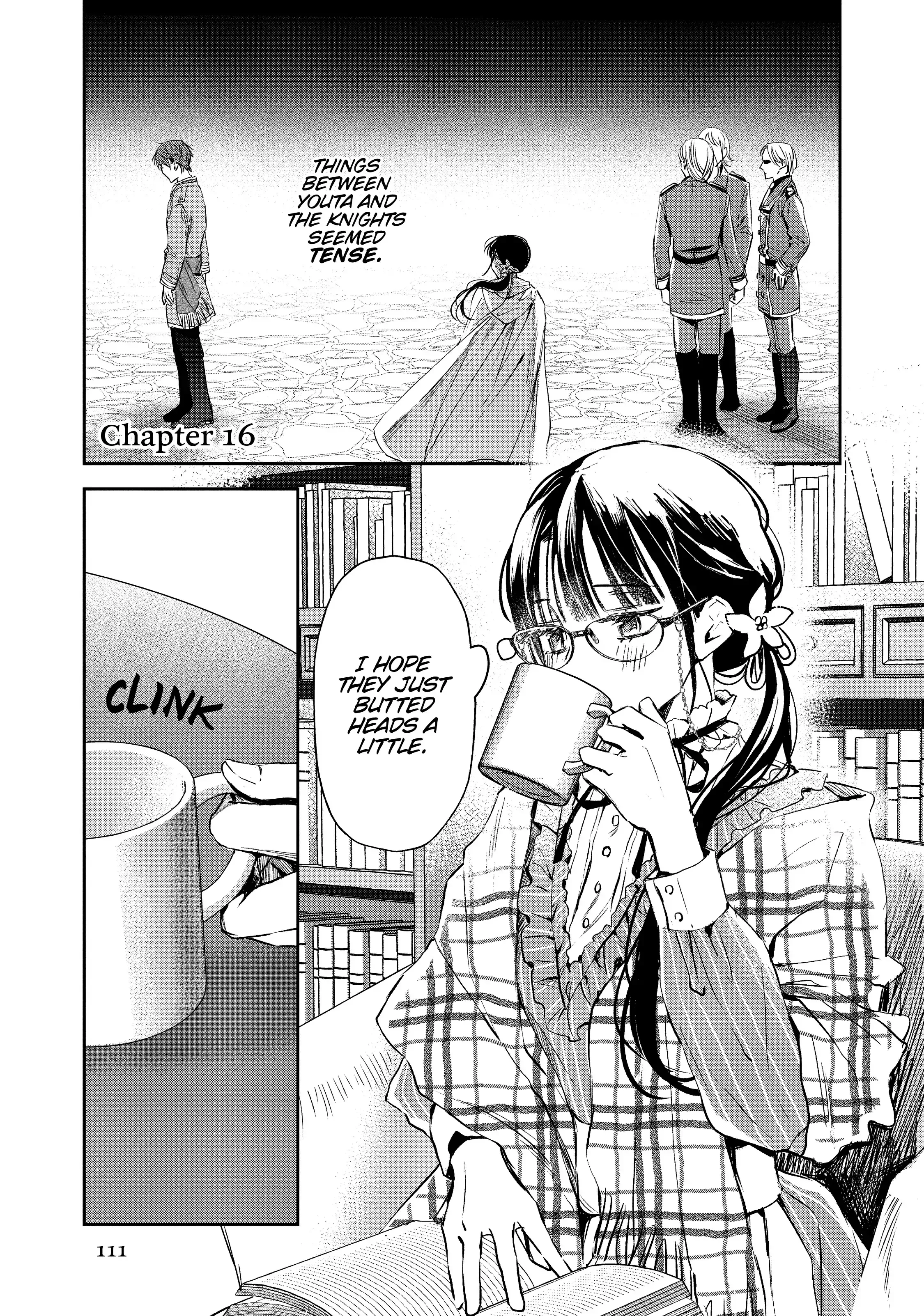 Read Isekai ni Kyuuseishu to shite Yobaremashita ga, Around 30 ni wa Muri na no de, hissori Book Café Hajimemashita Chapter 16 Online