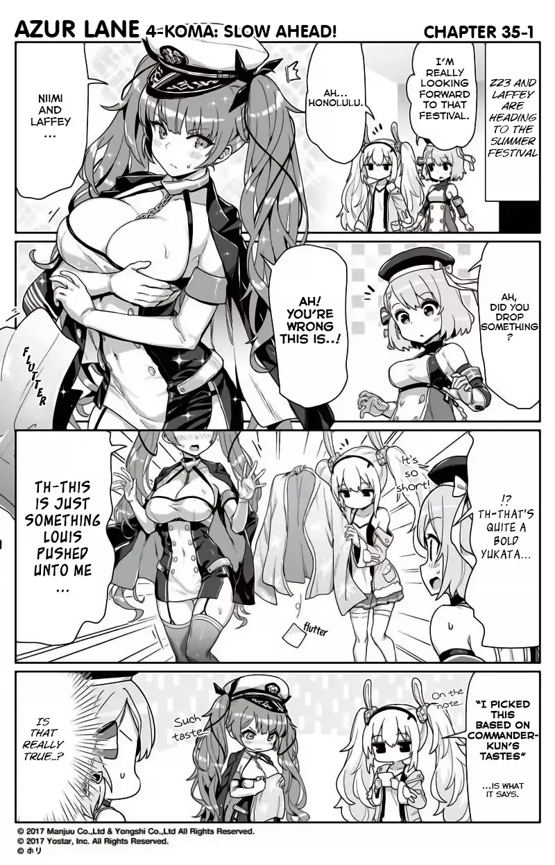 Read Azur Lane 4-koma: Slow Ahead Chapter 35 Online