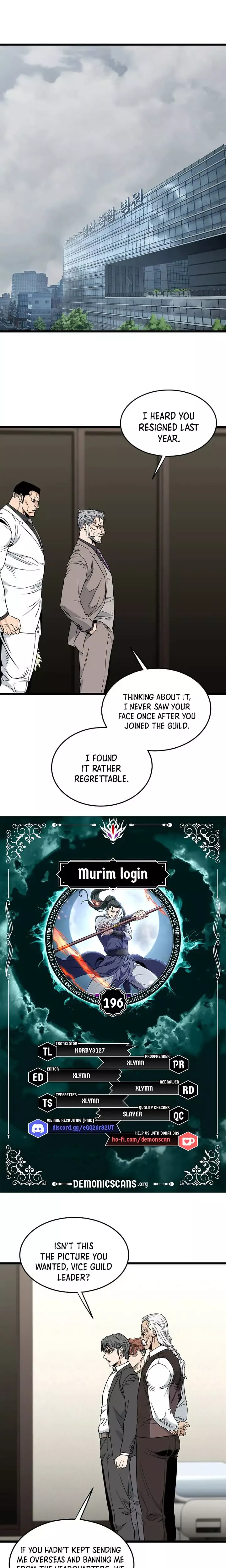 Read Murim Login Chapter 196 Online