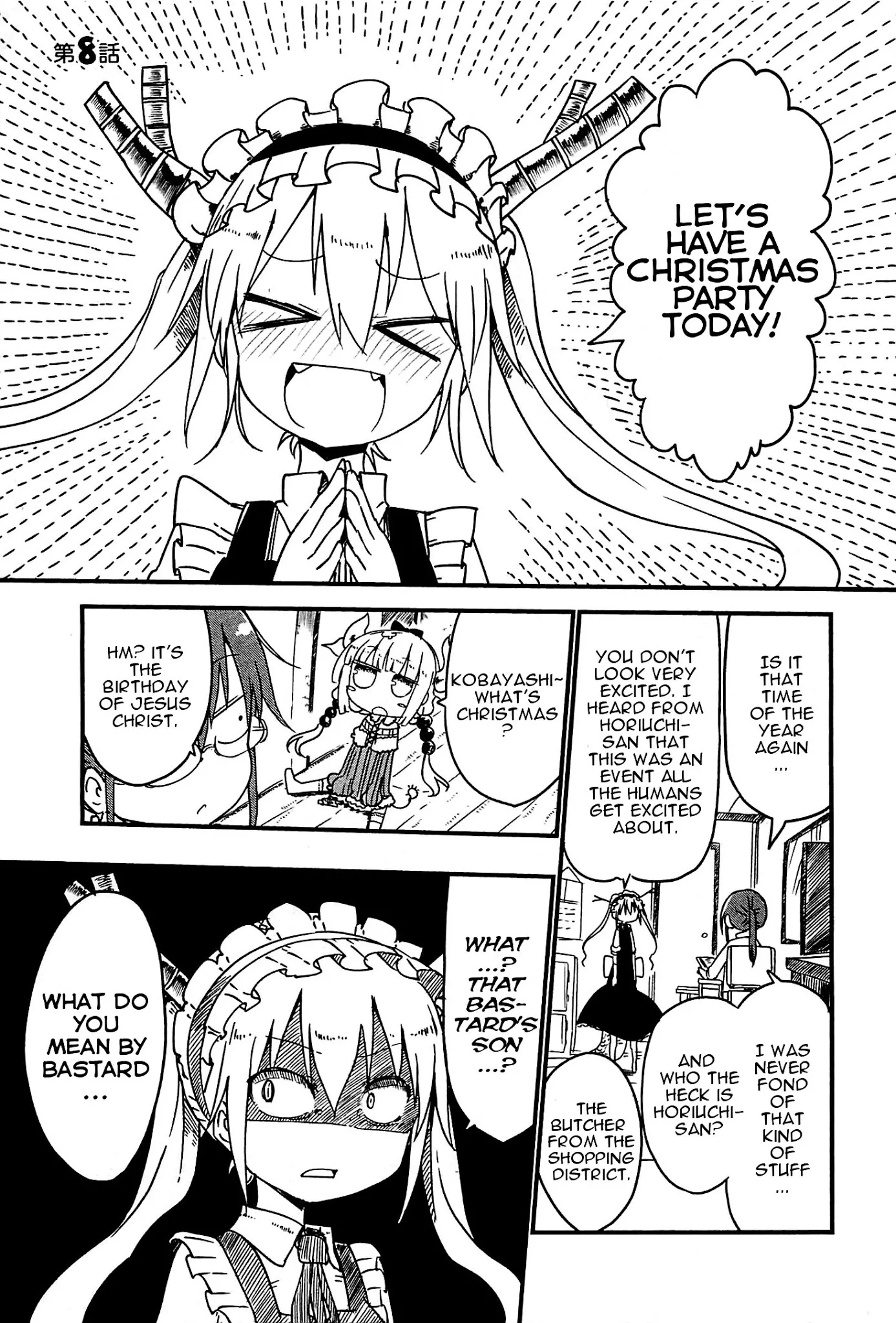 Read Kobayashi-san Chi no Maid Dragon Chapter 8 - Tooru and Christmas Online