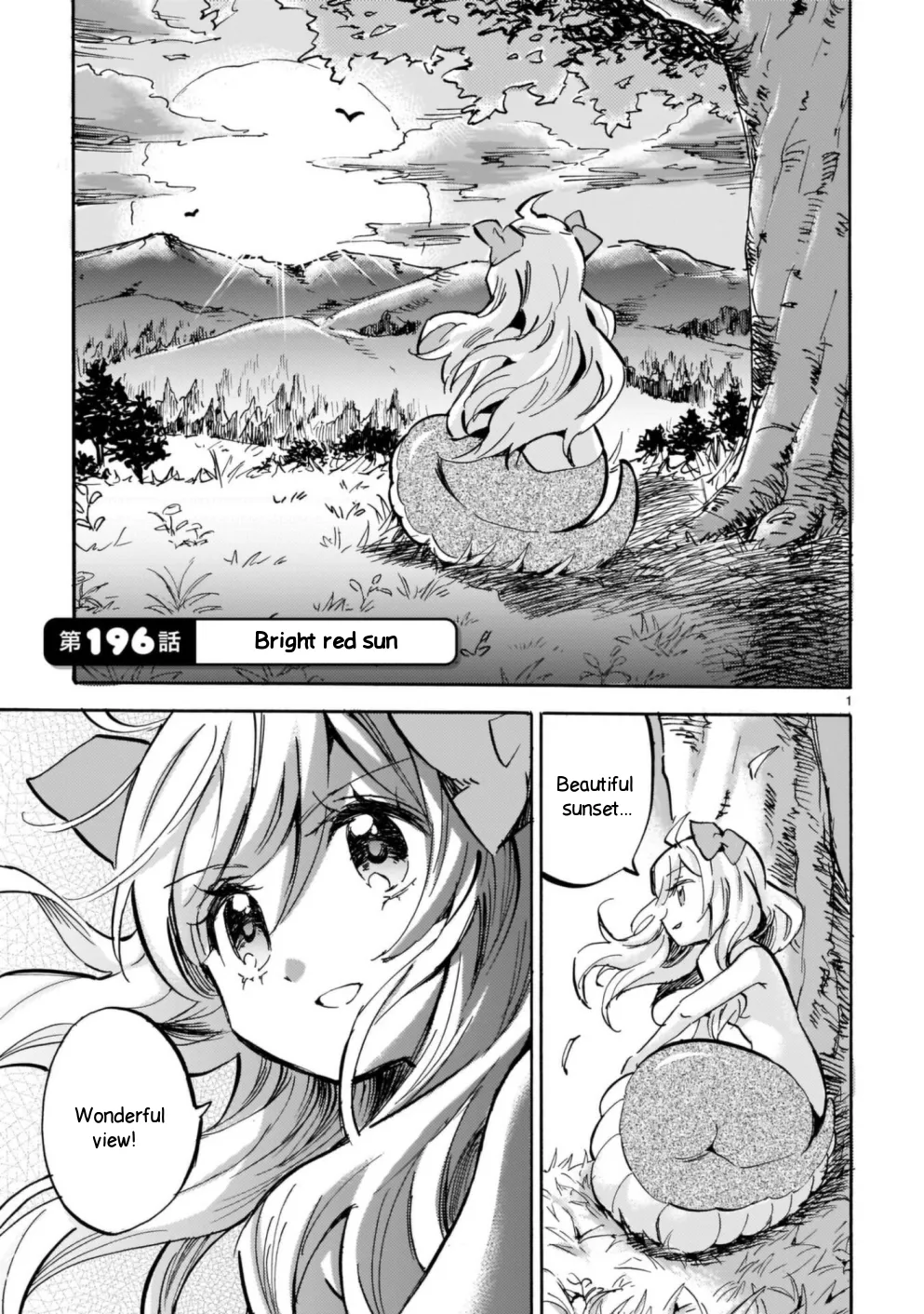 Read Jashin-chan Dropkick Chapter 196 - Bright red sun Online