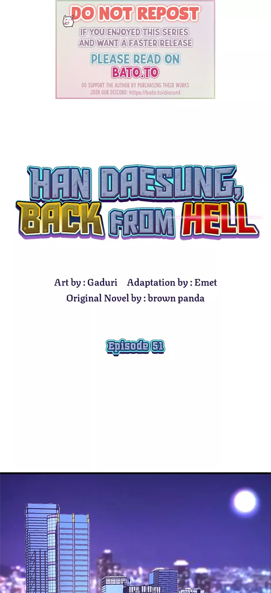 Read Han Daesung, Back From Hell Chapter 51 Online