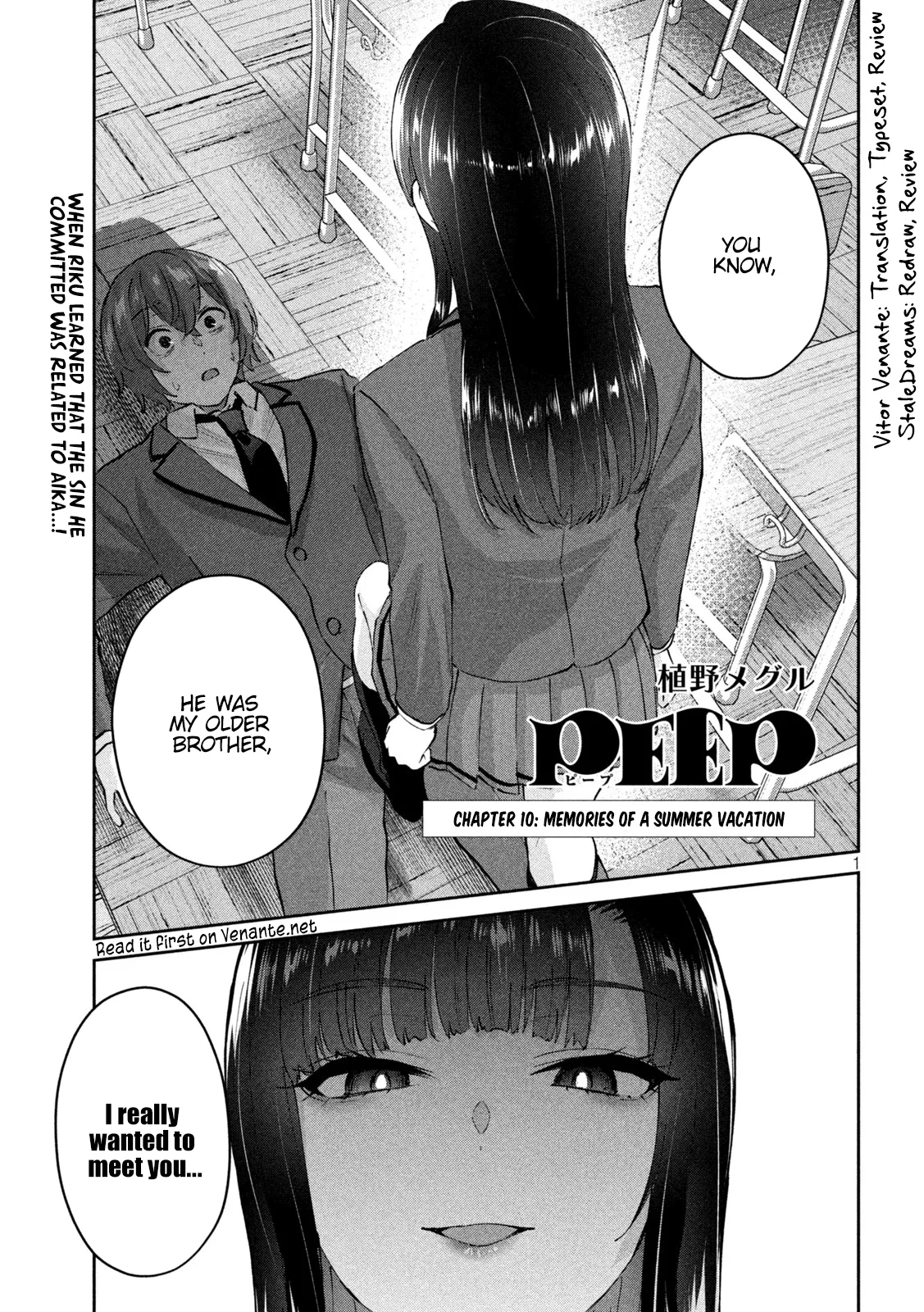 Read PEEP Chapter 10 - Memories of a Summer Vacation Online