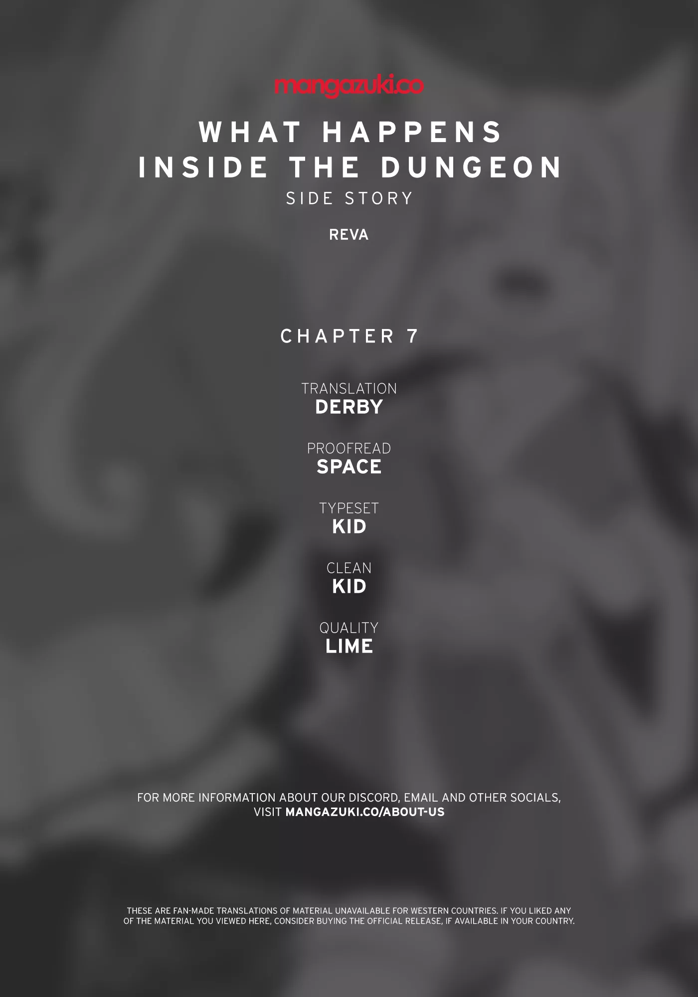 Read What Happens Inside the Dungeon Chapter 117 - Side Story - Chapter 7 Online