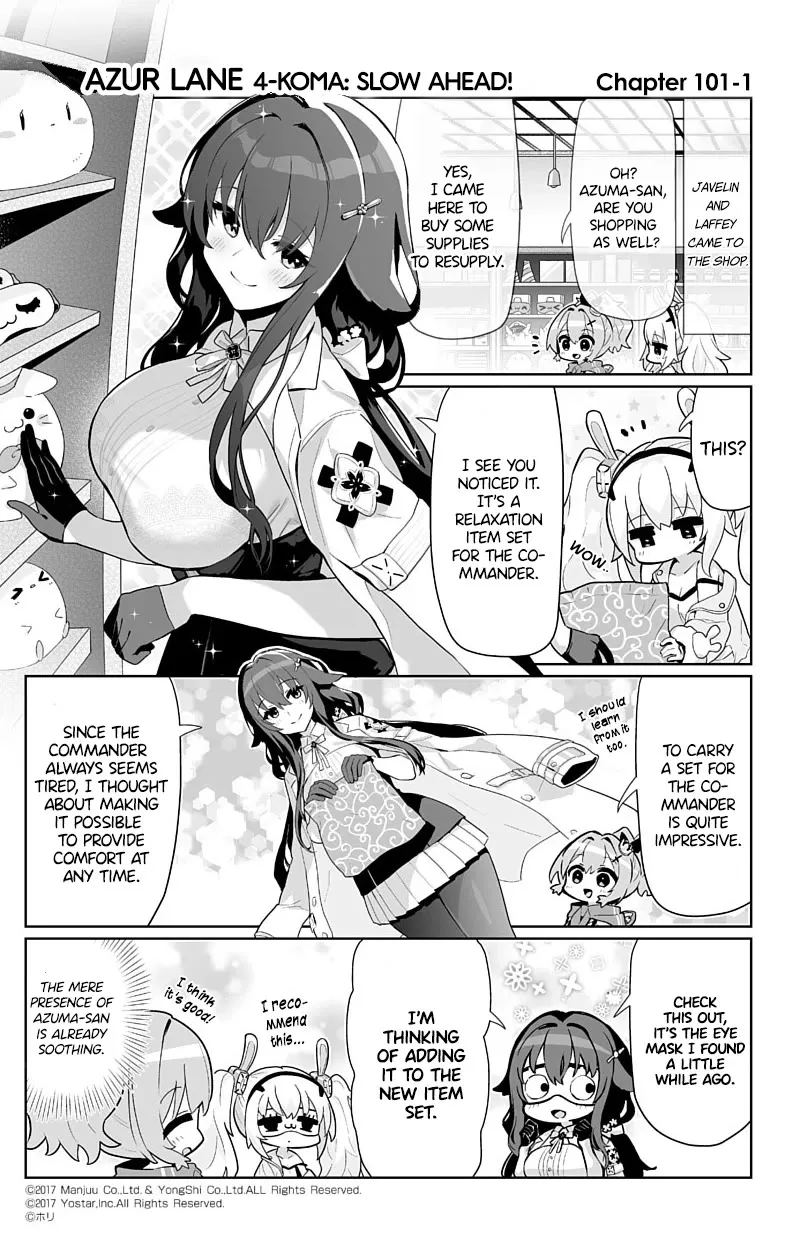 Read Azur Lane 4-koma: Slow Ahead Chapter 101 Online