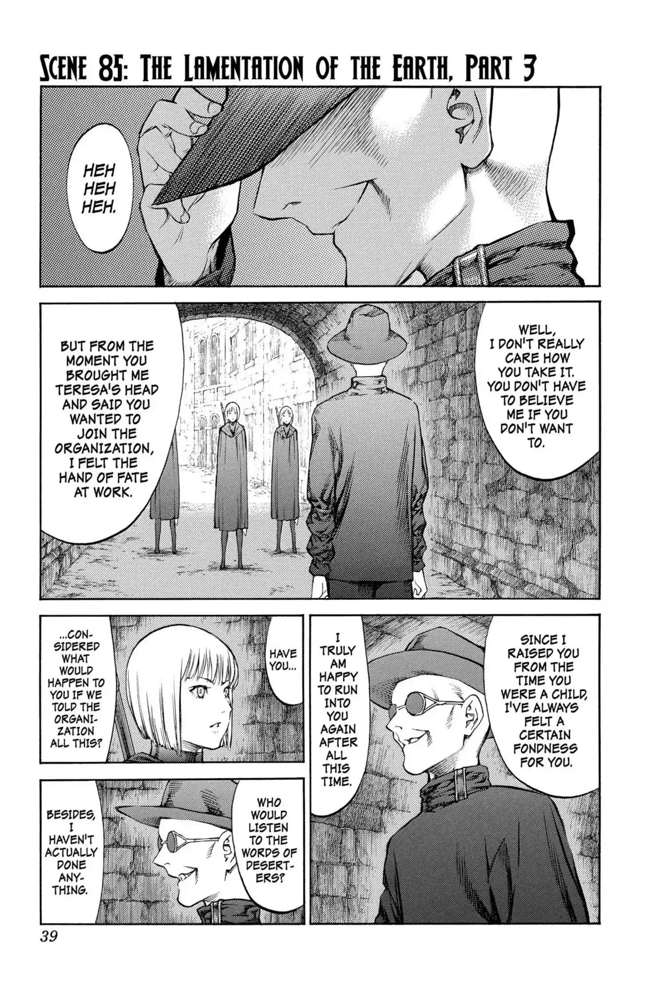 Read Claymore Chapter 85 - Vol.16 Scene 85: The Lamentation of the Earth, Part 3 Online