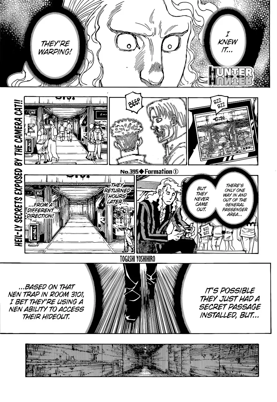 Read Hunter X Hunter Chapter 395 - Formation ① Online