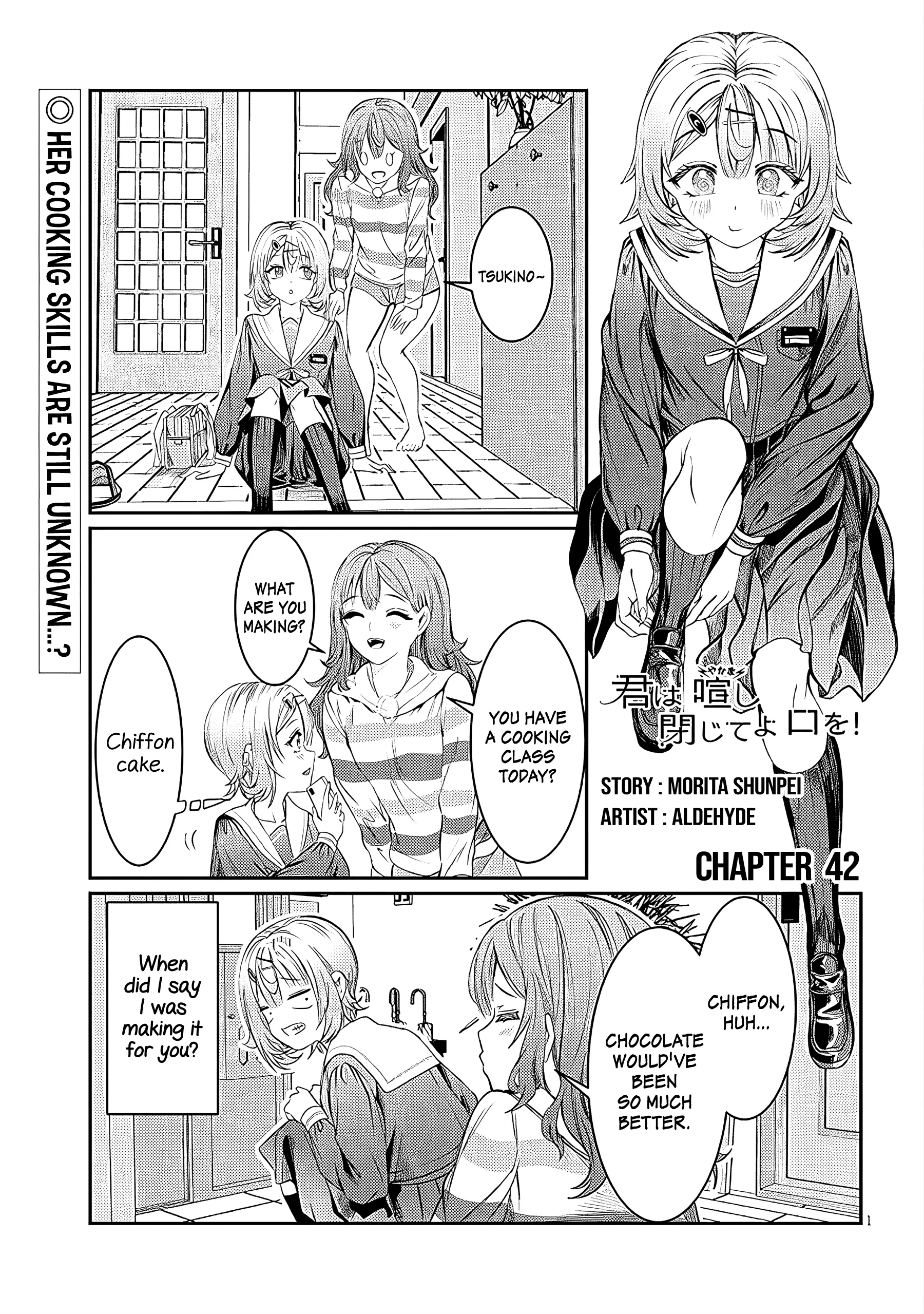 Read Kimi wa Yakamashi Tojite yo Kuchi wo! Chapter 42 Online