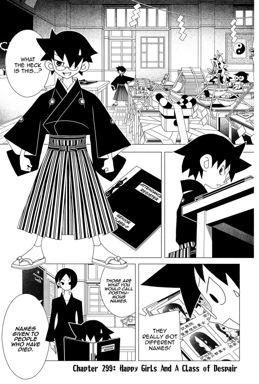 Read Sayonara Zetsubou Sensei Chapter 299 Online