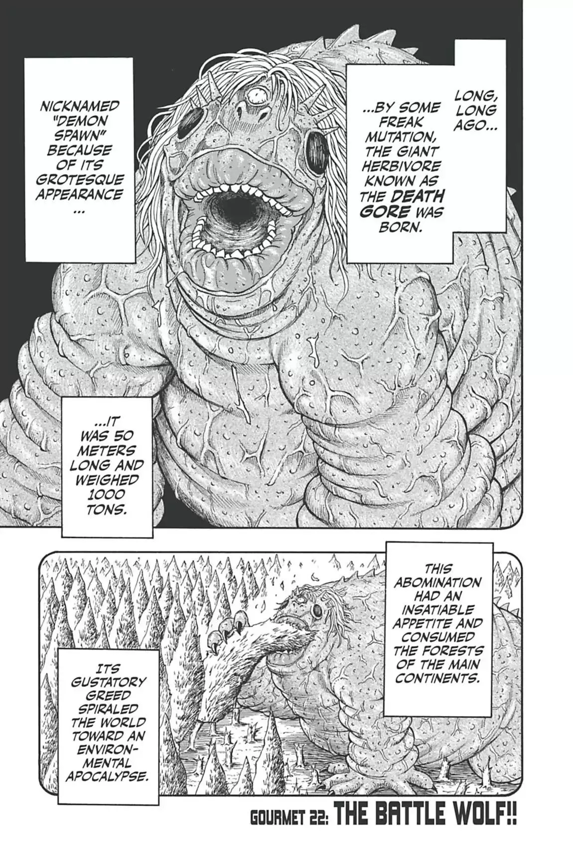 Read Toriko Chapter 22 - Vol.3 Gourmet 22: The Battle Wolf!! Online