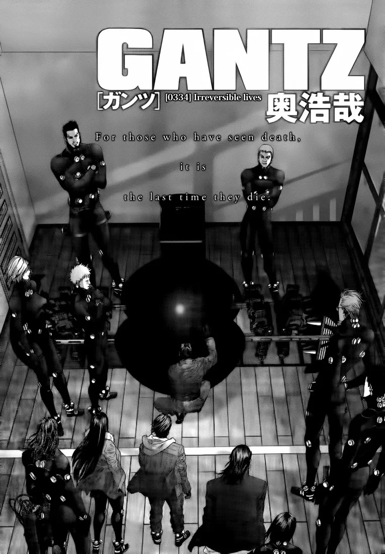 Read Gantz Chapter 334 - Irreversible Lives Online