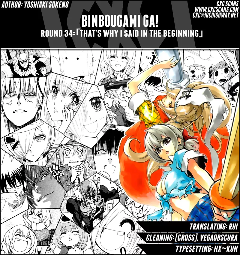 Read Binbougami ga! Chapter 34 - That's Why I Said in the Beginning Online