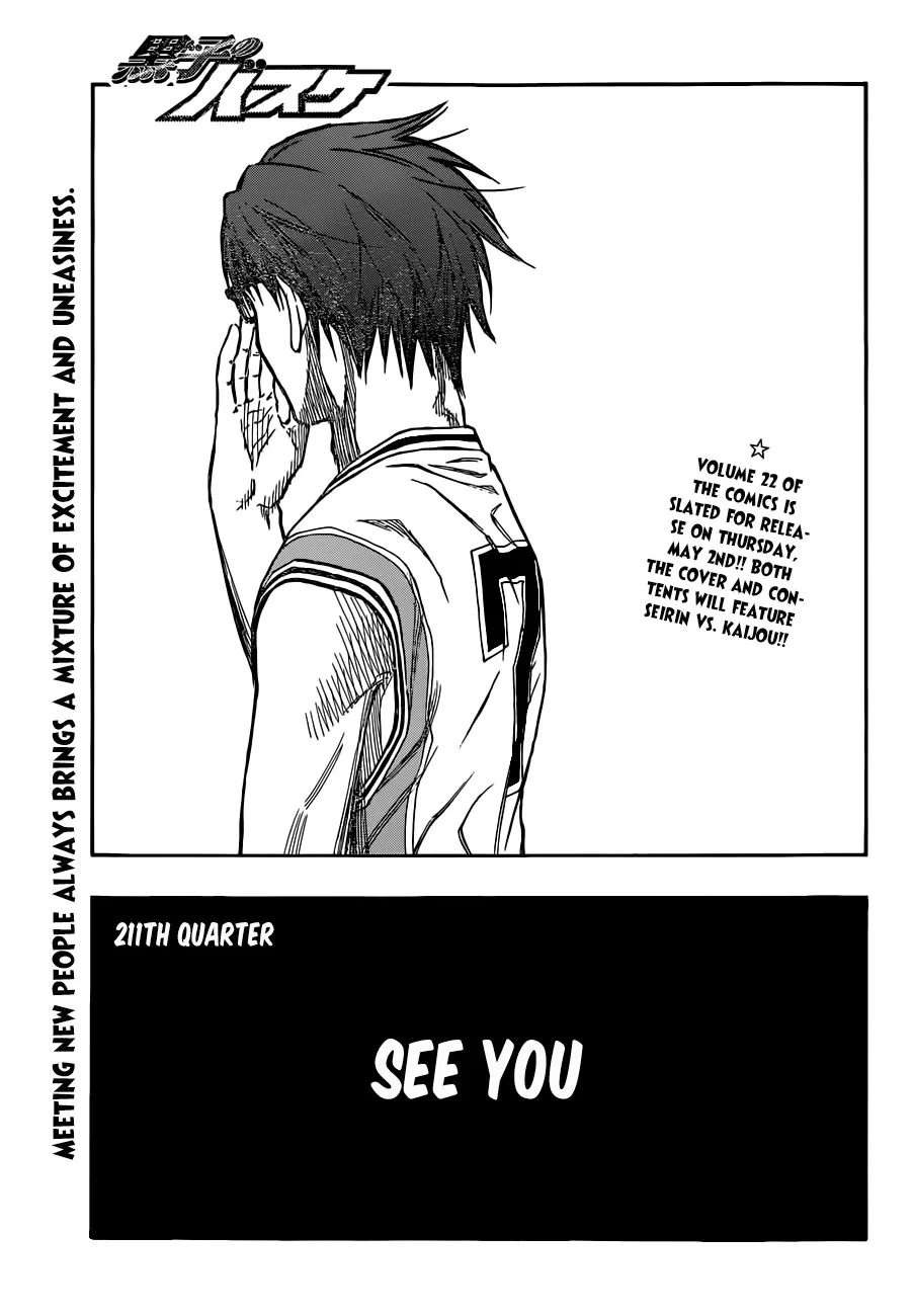 Read Kuroko no Basket Chapter 211 - See You Online