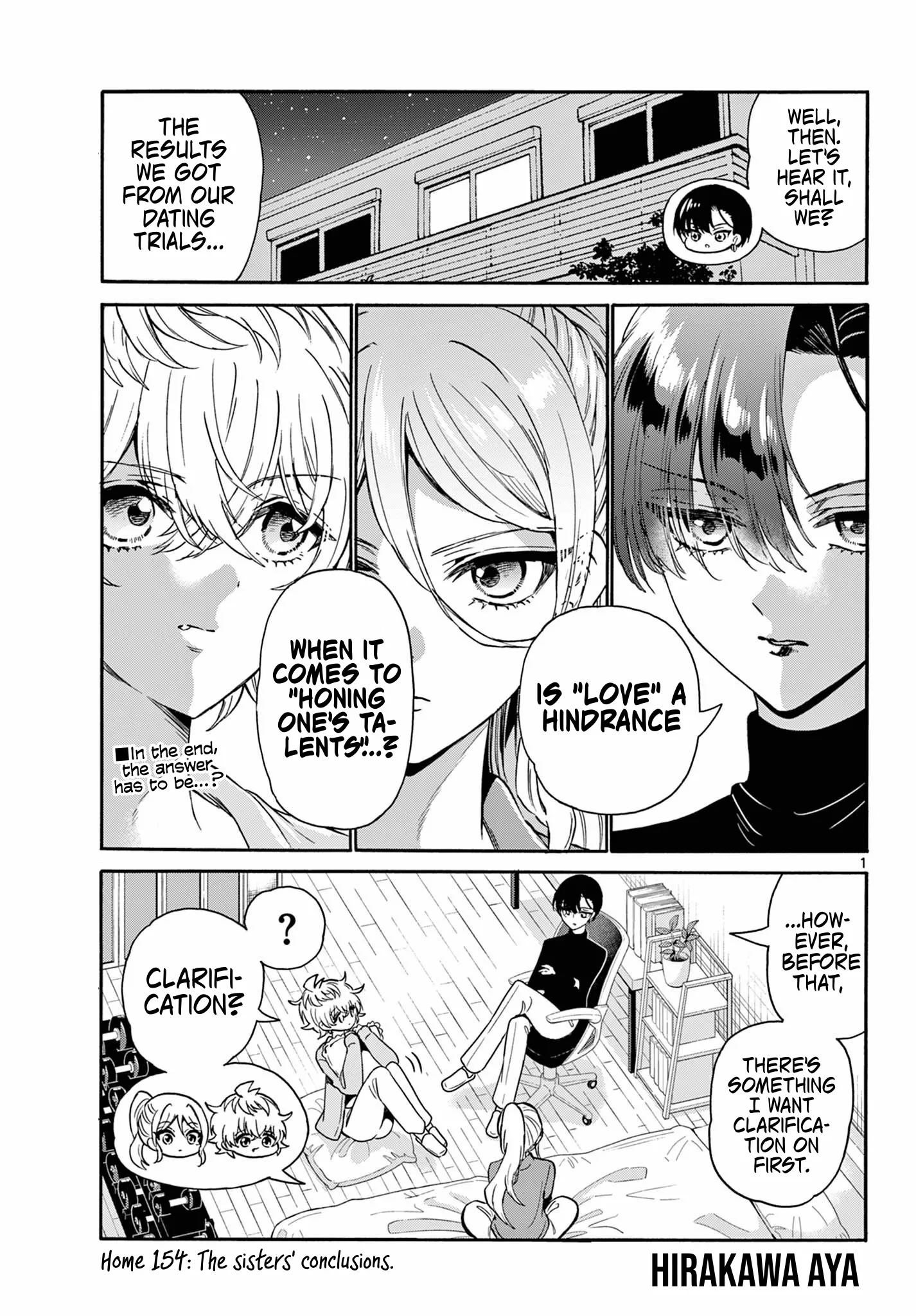 Read Mikadono Sanshimai wa Angai, Choroi. Chapter 154 - The sisters' conclusions. Online