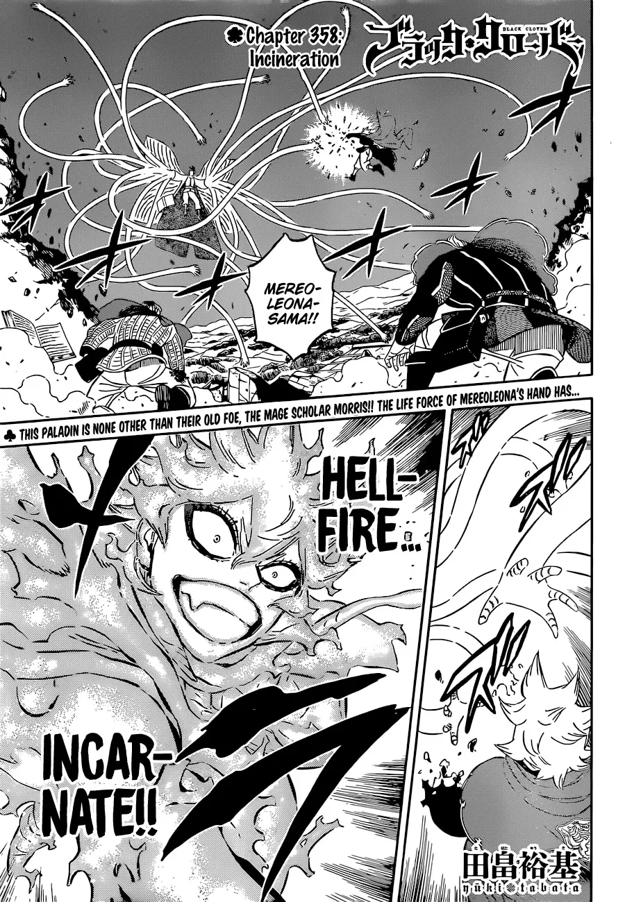 Read Black Clover Chapter 358 - Incineration Online