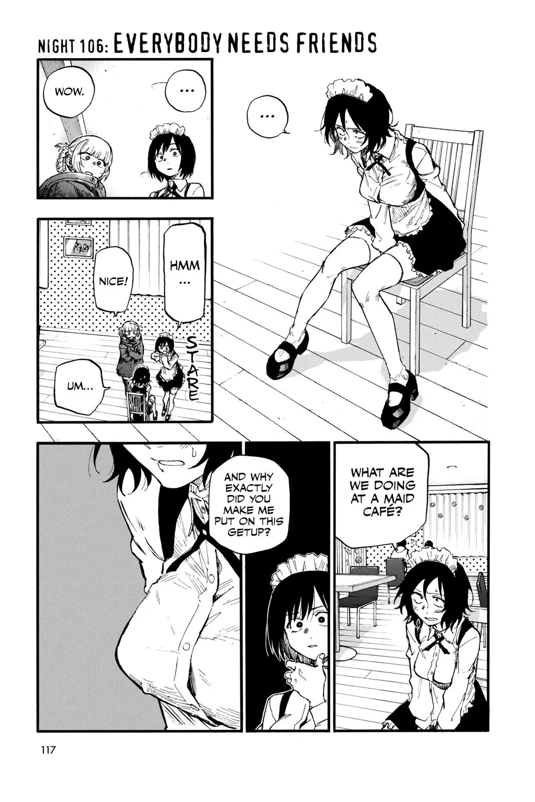 Read Yofukashi no Uta Chapter 106 Online