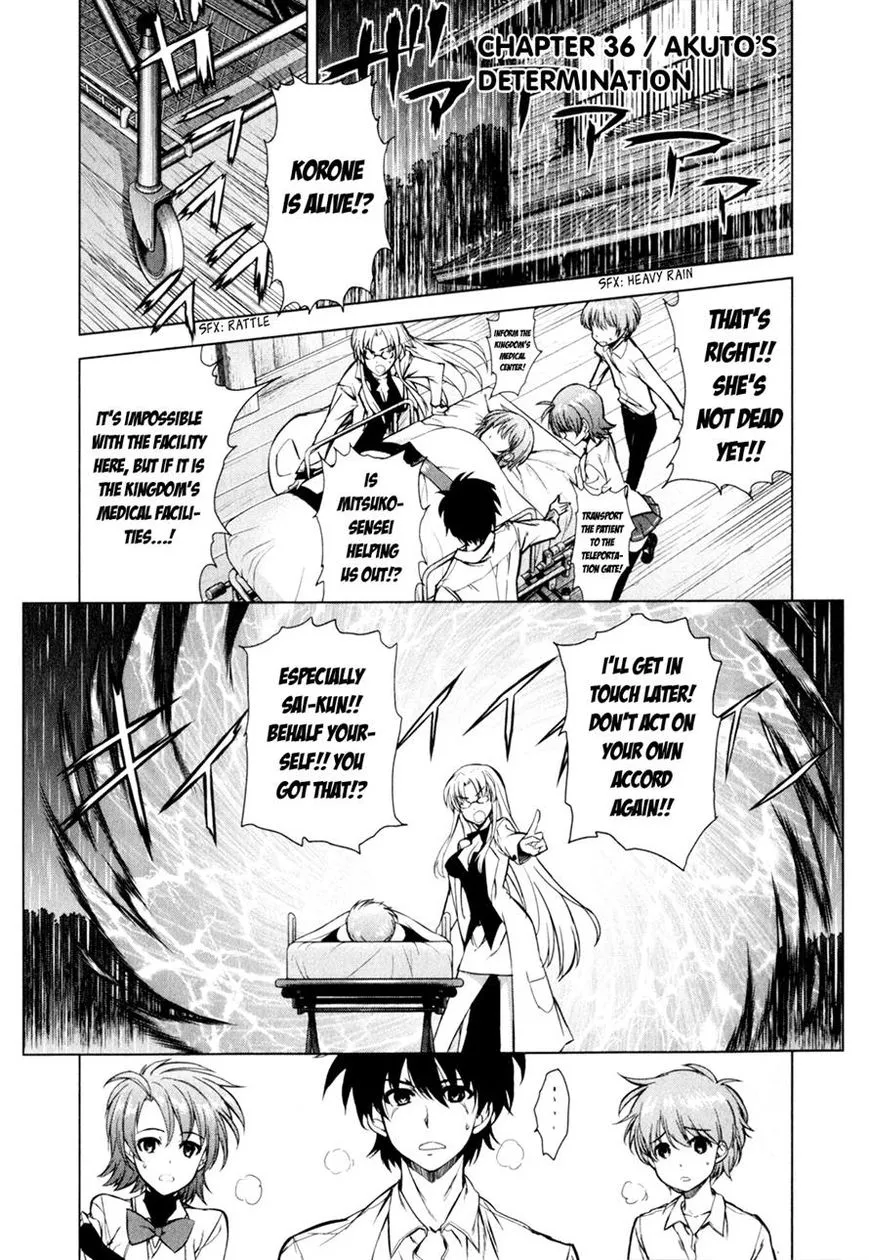 Read Ichiban Ushiro no Daimaou Chapter 36 - Akuto's Determination Online