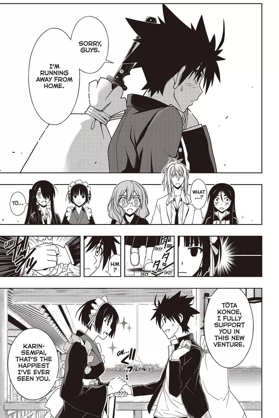 Read UQ HOLDER! Chapter 67 Online