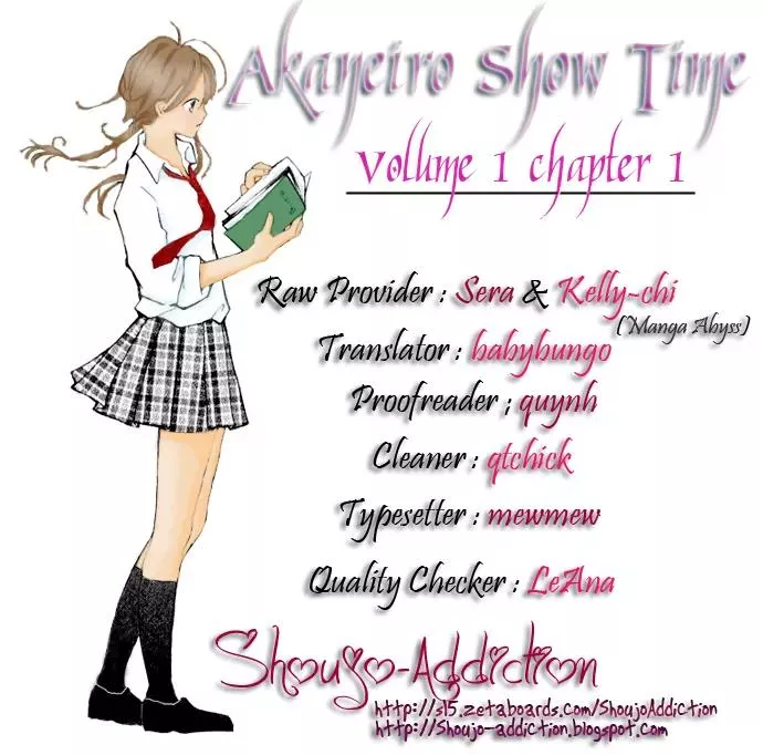 Read Akaneiro Show Time Chapter 1 - Akaneiro Show Time Online