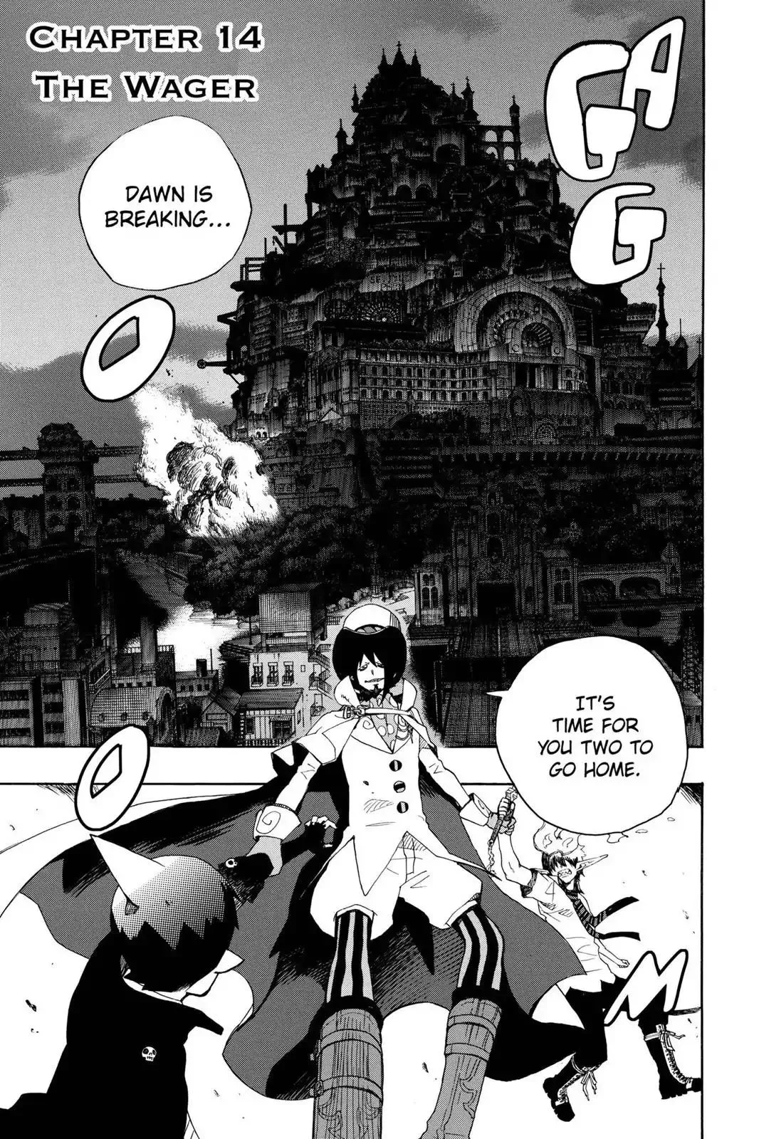 Read Ao no Exorcist Chapter 14 - The Wager Online