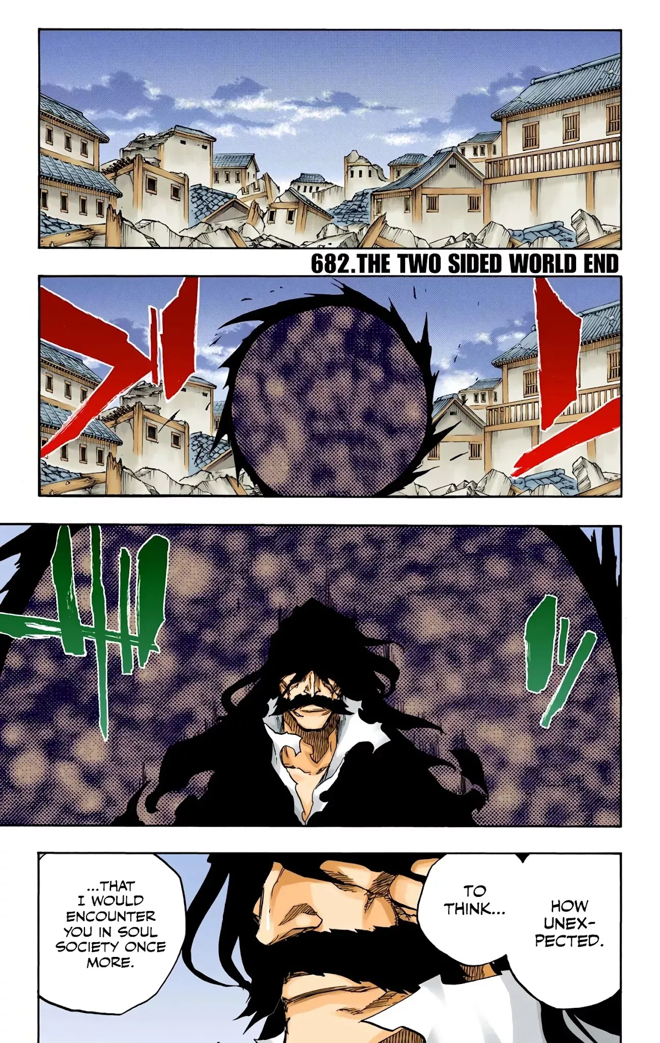 Read Bleach Chapter 682 - The Two Sided World End Online