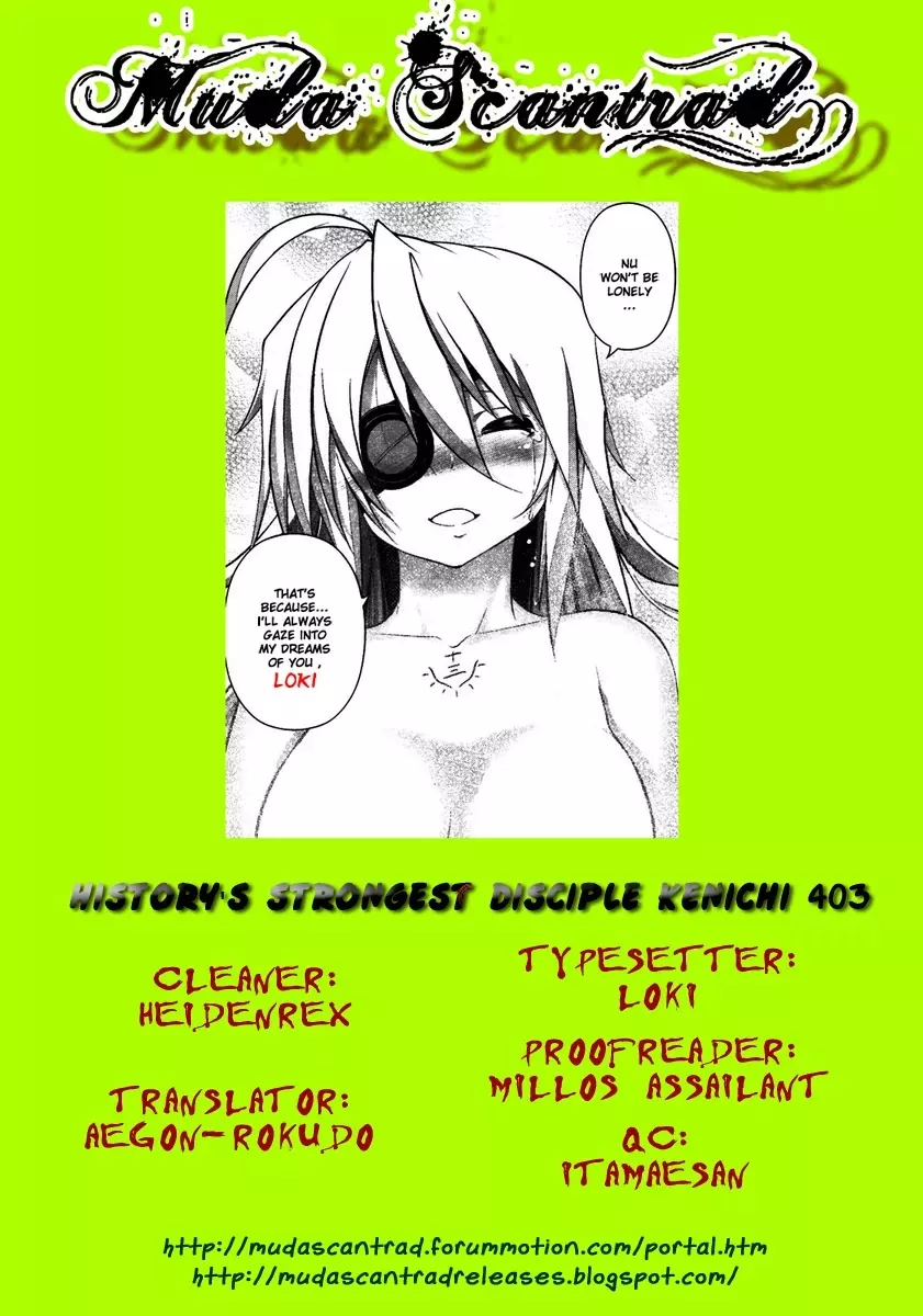 Read History’s Strongest Disciple Kenichi Chapter 403 - Those Forced To Stand Up Online