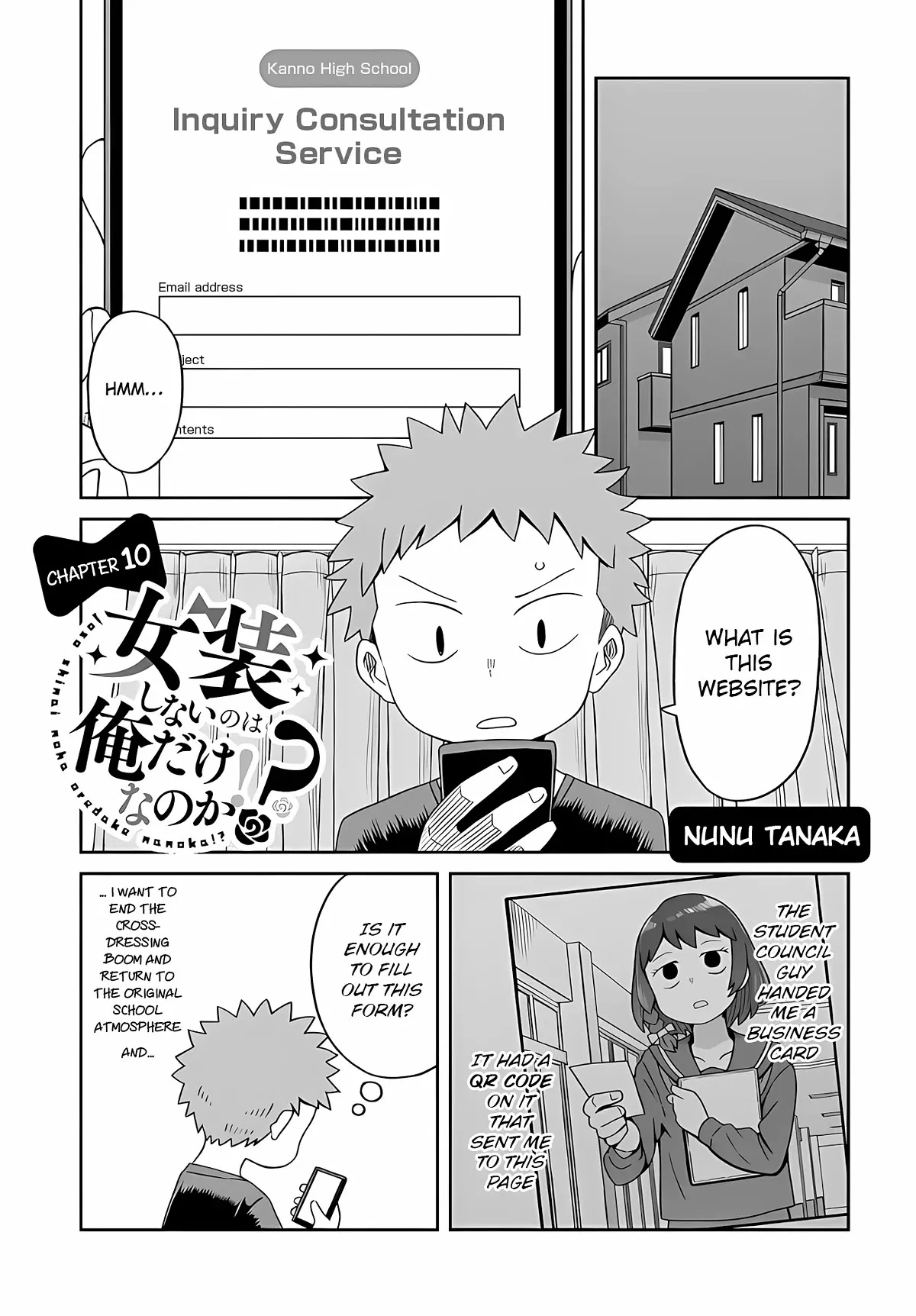 Read Josou Shinai no wa Ore dake nano ka!? Chapter 10 - Senpai's Orders are Absolute Online